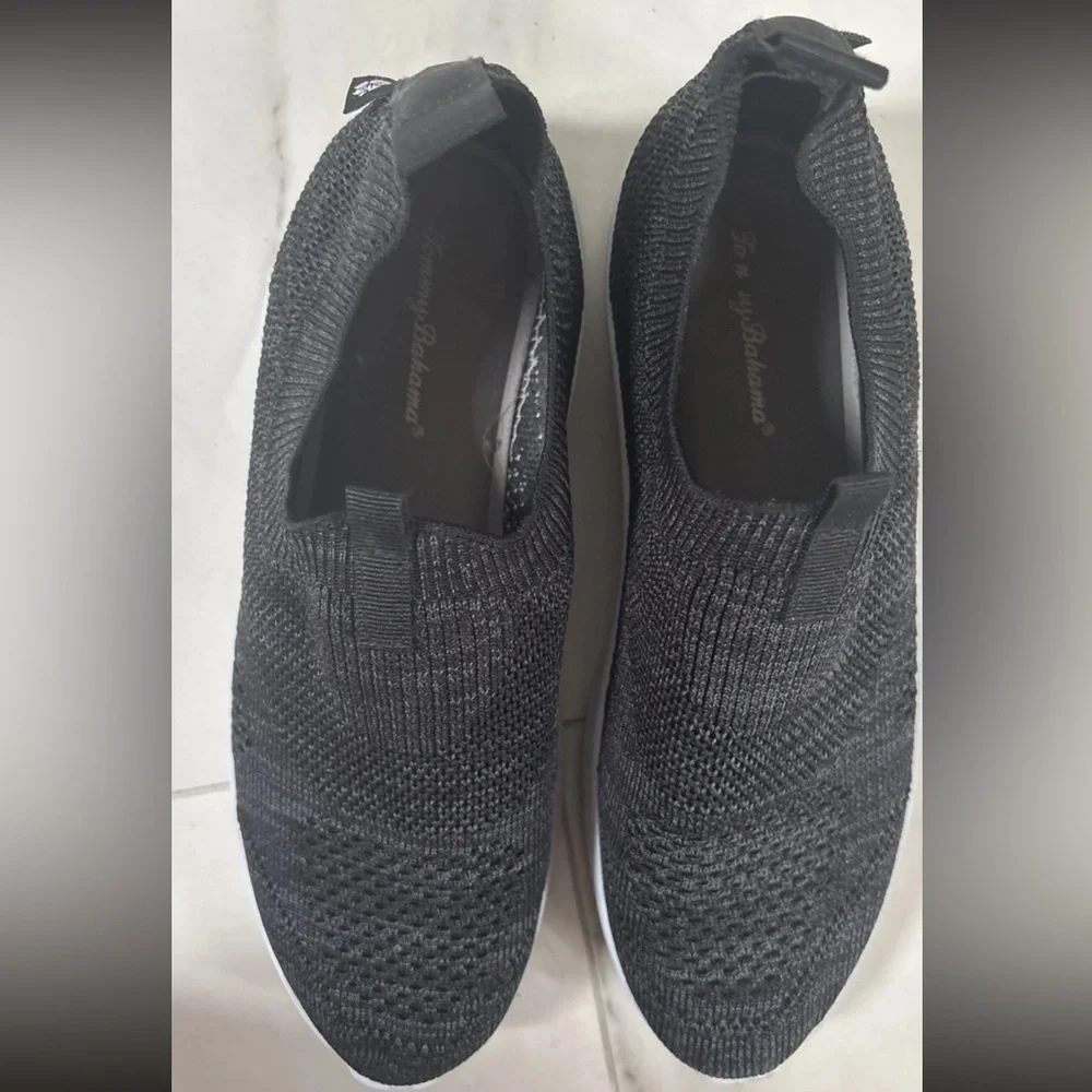 Tommy Bahama Black Knit Womens Shoes -size 8